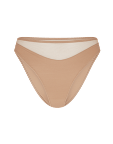 Lucky High Leg Brief Noisette | Agent Provocateur