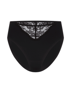 Brigette High Waisted Brief Black | Agent Provocateur