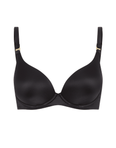 Paige Moulded Plunge Underwired Bra Black | Agent Provocateur