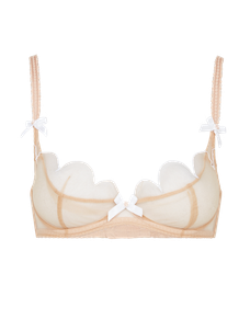 Lorna Demi Cup Plunge Underwired Bra Sand | Agent Provocateur