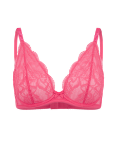 Bernie High Apex Underwired Bra Pink | Agent Provocateur
