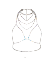 Carllina Chain Bra Irridescent/Silver | Agent Provocateur