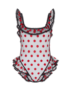 Gabby Body Black/Red | Agent Provocateur