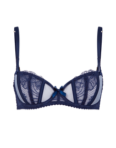 Rozlyn Balconette Bra Navy | Agent Provocateur