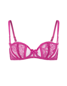 Rozlyn Balconette Underwired Bra Magenta | Agent Provocateur