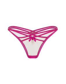 Rubi Full Brief Magenta/Sand | Agent Provocateur
