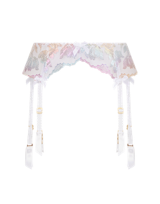 Sparkle Suspender White | Agent Provocateur