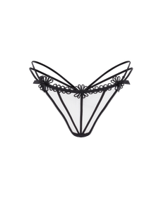 Coletta Thong Black/Sand | Agent Provocateur