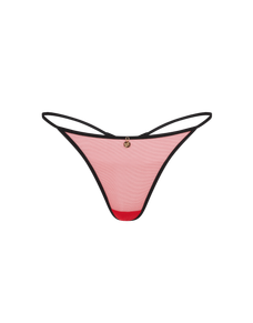 AP ASAP Trixie Thong Black, Baby Pink/Black | Agent Provocateur