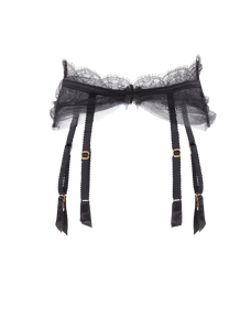 Halley Suspender Black | Agent Provocateur
