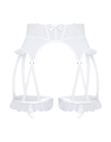 Rosia Suspender White | Agent Provocateur