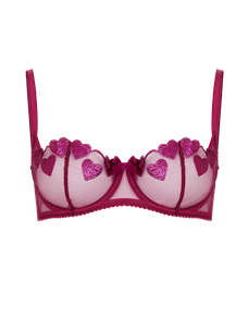 Liliya Balconette Underwired Bra Magenta | Agent Provocateur