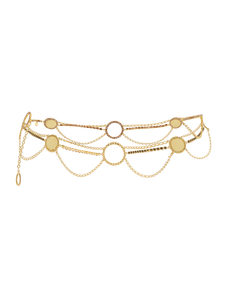 Lucia Belly Chain Gold/Gold | Agent Provocateur