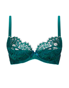 Solanna Plunge Underwired Bra Solanna Green | Agent Provocateur