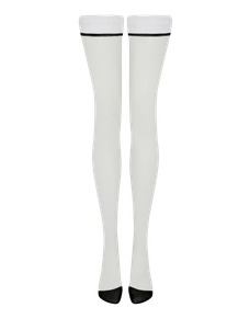 AP Signature Hold Ups White/Black | Agent Provocateur