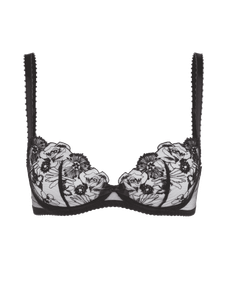 Jayce Plunge Underwired Bra Black | Agent Provocateur