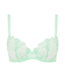 Jayce Plunge Underwired Bra Mint/Mint | Agent Provocateur