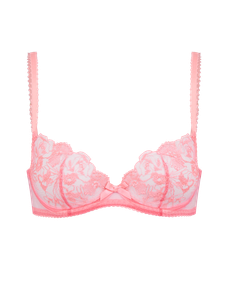 Jayce Plunge Underwired Bra Pink | Agent Provocateur