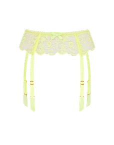 Jayce Suspender Neon Lemon/Sand | Agent Provocateur