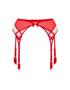 Cherise Suspender Red/Sand | Agent Provocateur