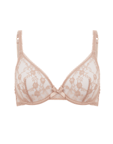 Laily Plunge Underwired Bra Praline | Agent Provocateur