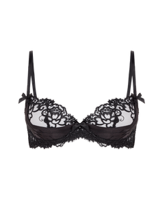 Dioni Plunge Underwired Bra Black | Agent Provocateur