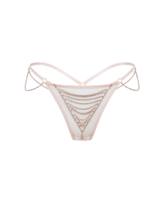 Jasmira Detachable Chain Thong Pink | Agent Provocateur