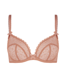 Aliza Plunge Underwired Bra Praline | Agent Provocateur