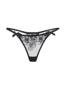 Astria Thong Metallic Black | Agent Provocateur