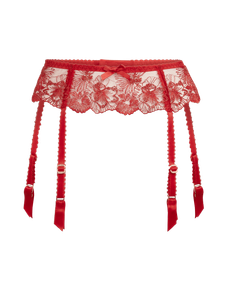 Astria Suspender Metallic Red | Agent Provocateur
