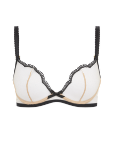 Kay Plunge Underwired Bra Black | Agent Provocateur