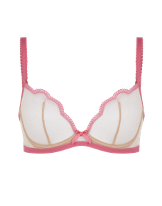 Kay Plunge Underwired Bra Pink | Agent Provocateur