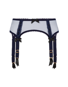Claira Suspender Navy/Black | Agent Provocateur