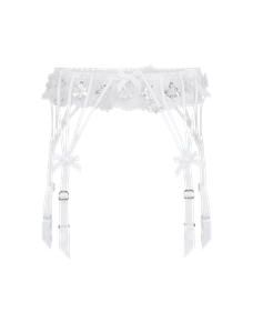 Skylee Suspender White/Silver | Agent Provocateur