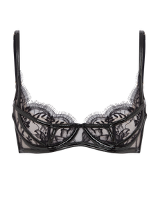 Alyss Plunge Underwired Bra Black | Agent Provocateur