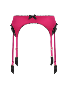 Sloane Suspender Fuchsia/Black | Agent Provocateur