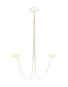 Foxie Choker & Cuff Set Gold | Agent Provocateur