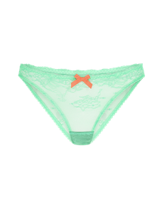 Isedora Full Brief Green/Neon Orange | Agent Provocateur
