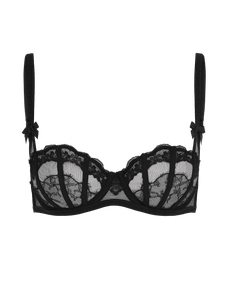Mariann Balconette Underwired Bra Black | Agent Provocateur
