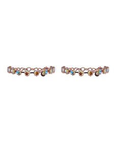 Zaylee Cuffs Iridescent/Rose Gold | Agent Provocateur