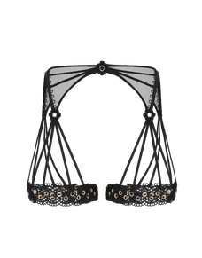 Doretta Suspender Black | Agent Provocateur