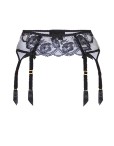 Winnette Suspender Black/Blue | Agent Provocateur