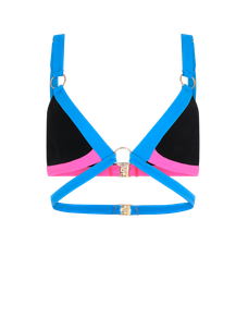 Imizia Bikini Top Black/Blue/Pink | Agent Provocateur