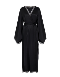Gisele Long Kimono Black | Agent Provocateur