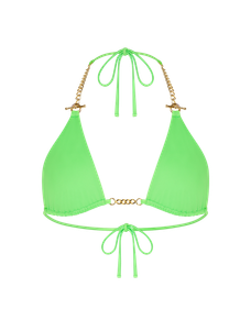 Antronella Bikini Top  Neon Green/Gold | Agent Provocateur