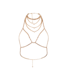 Carllina Bra Gold/Gold | Agent Provocateur