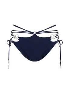 Davine Bikini Bottom Navy/Silver | Agent Provocateur