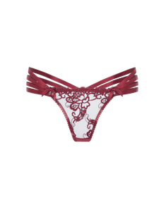 Dioni Thong Burgundy | Agent Provocateur