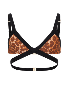 Mazzy Bikini Top Leopard | Agent Provocateur