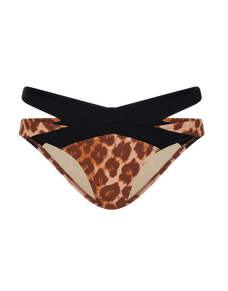 Mazzy Bikini Bottom  Leopard | Agent Provocateur